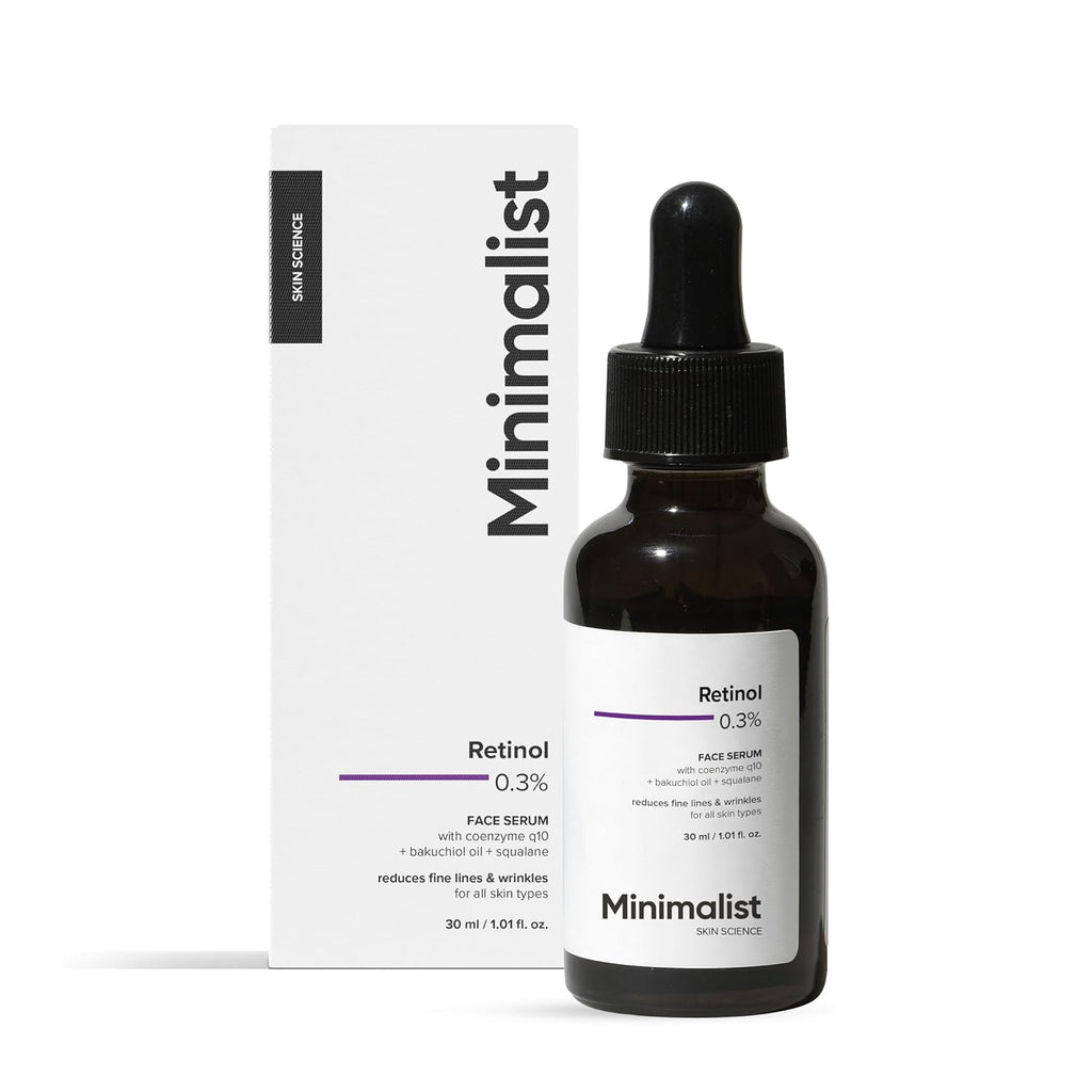 Minimalist 0.3% Retinol Face Serum with Squalane 30ml