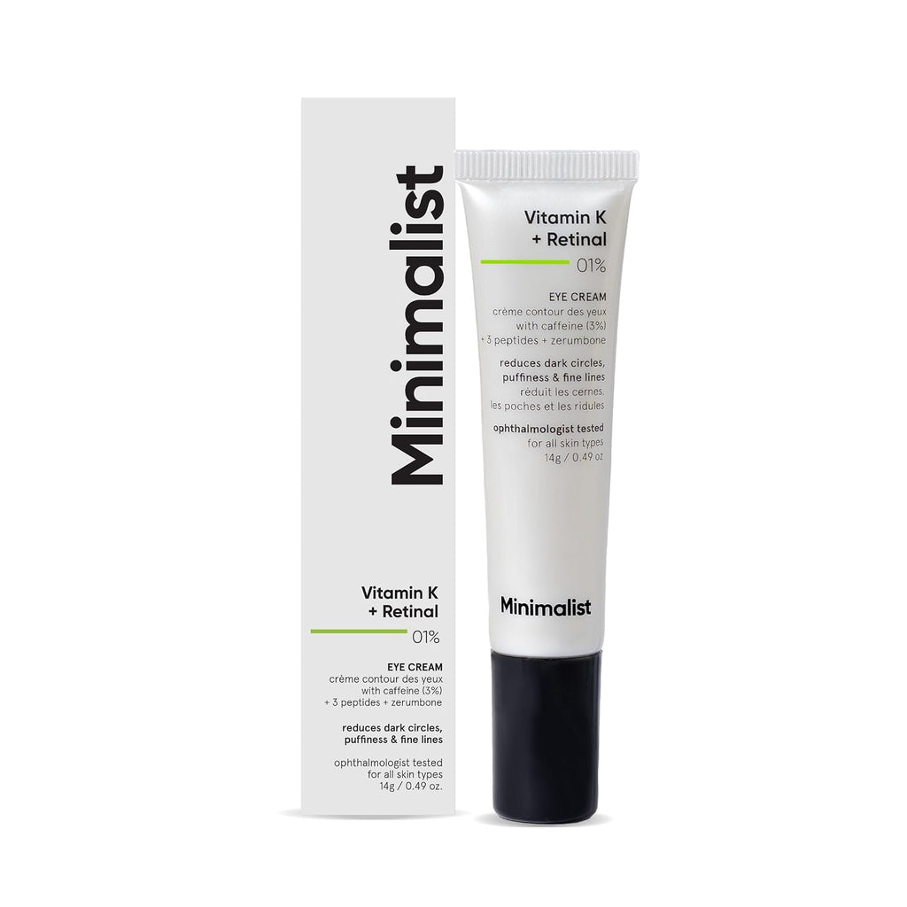 Minimalist Vitamin K + Retinal 01% Under Eye Cream