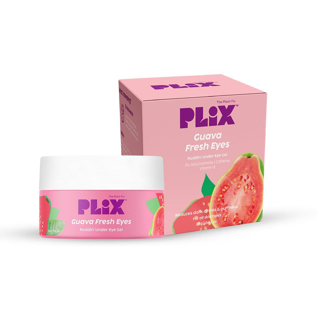 Plix Guava Under Eye Gel Cream with Caffeine & Vitamin C