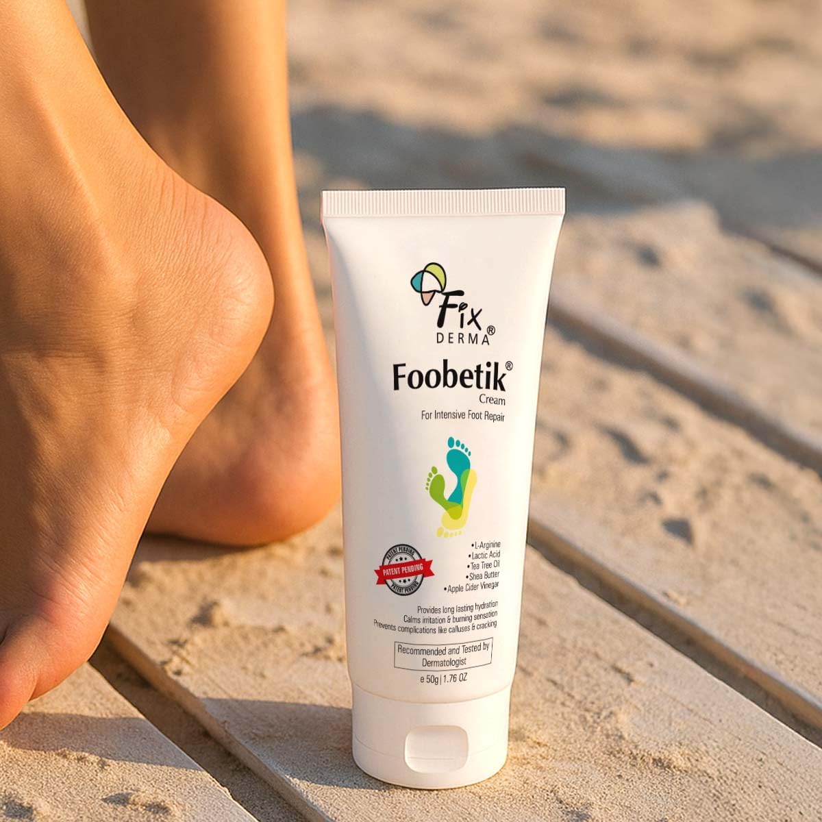Fixderma Foobetik Cream, Foot cream, Foot Care For Diabetic 50g