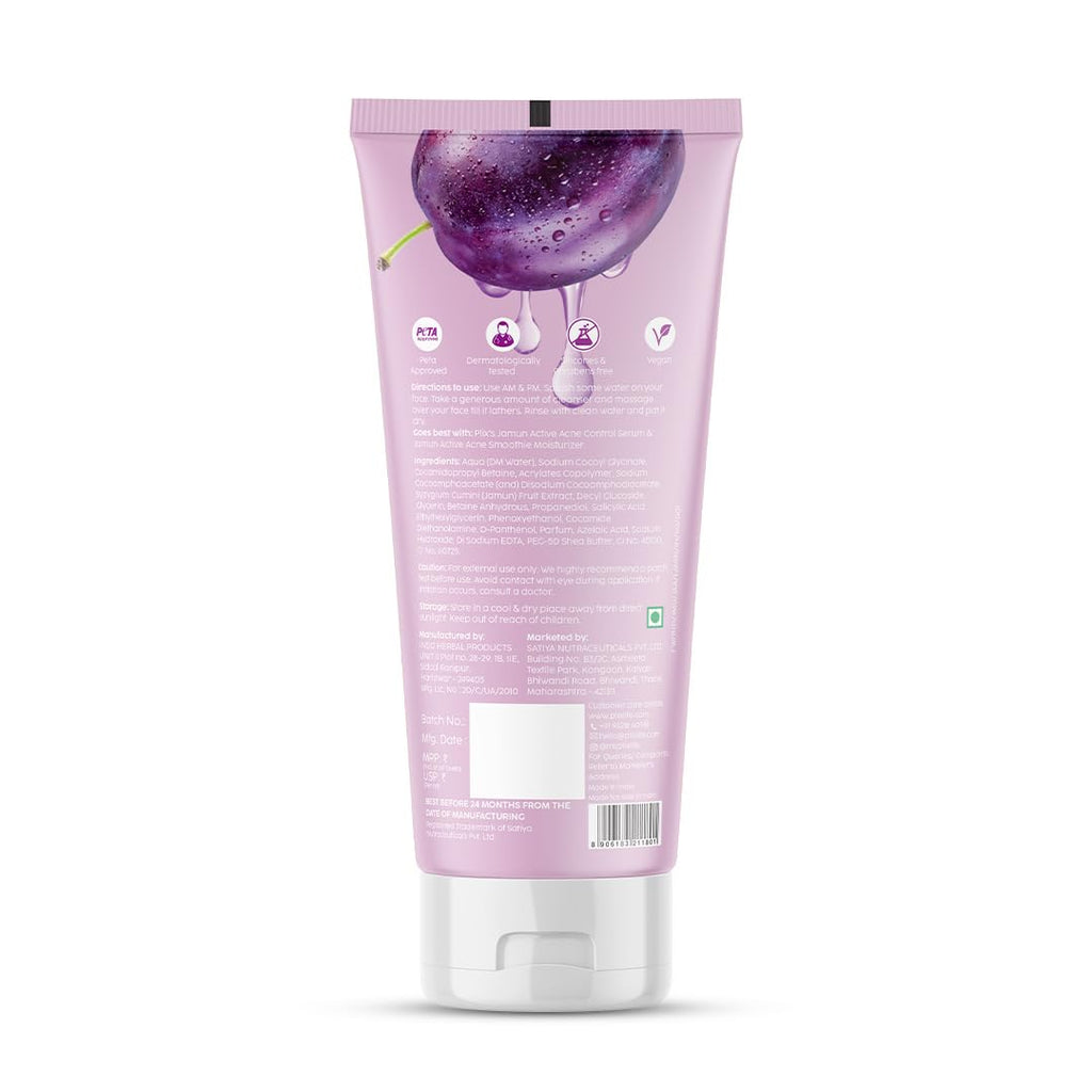 PLIX - THE PLANT FIX Jamun Active Acne Face Wash 100ml