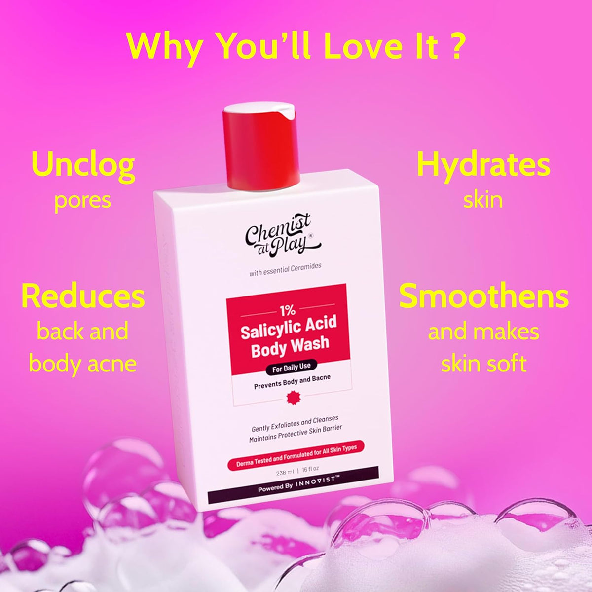 Chemist at Play Salicylic Acid Acne Body Wash