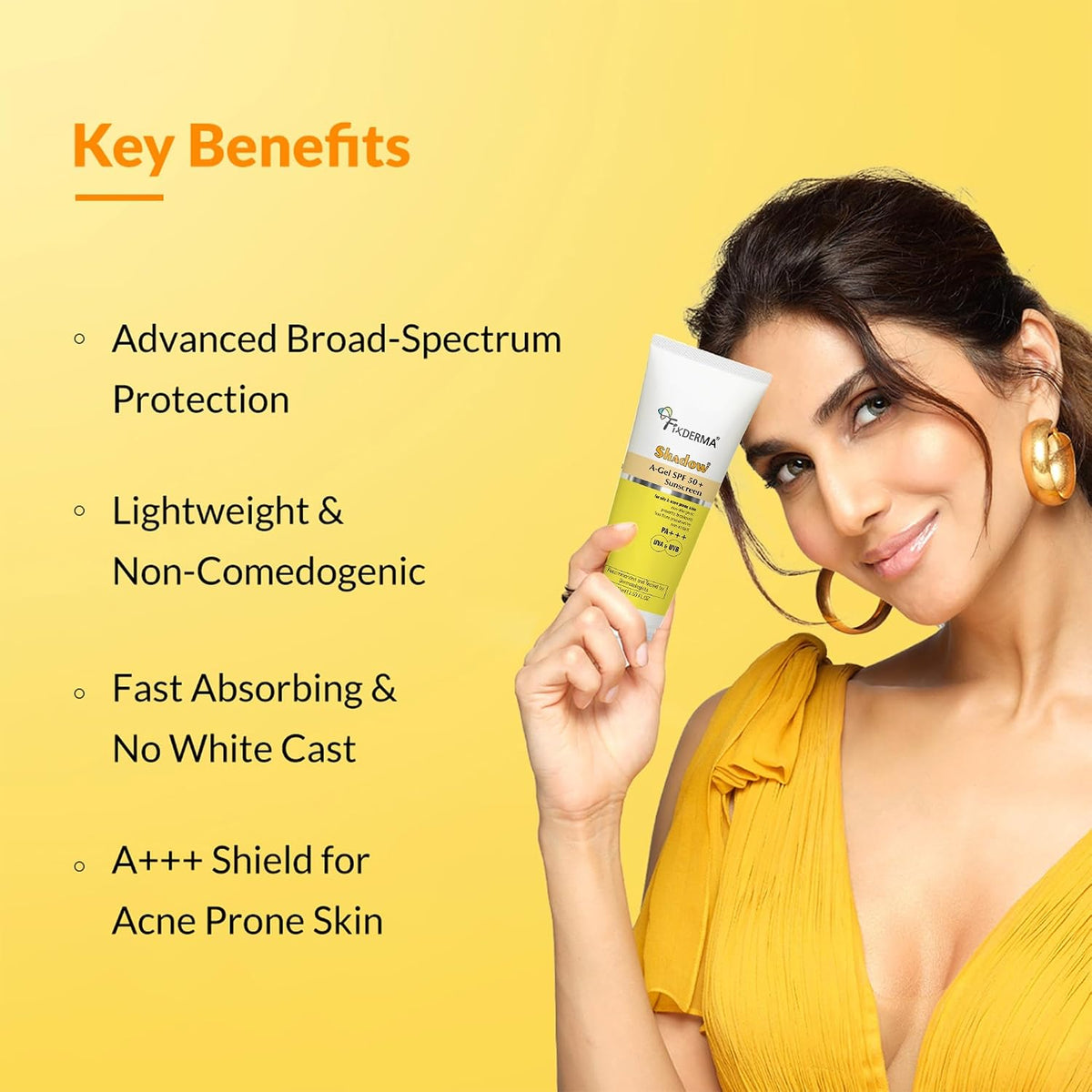 Fixderma Shadow A-Gel SPF 50+ Sunscree 75g