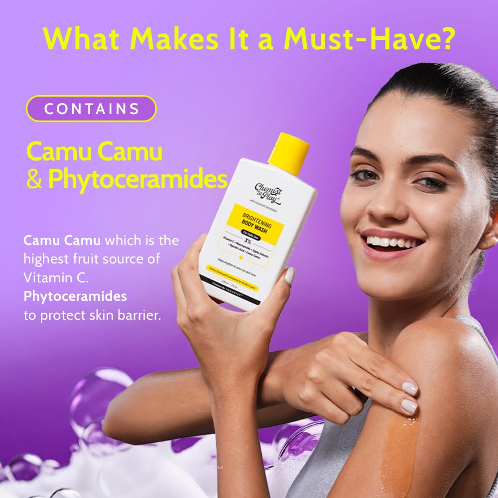 Chemist at Play Brightening Body Wash with Vitamin C & Alpha Arbutin 236ml