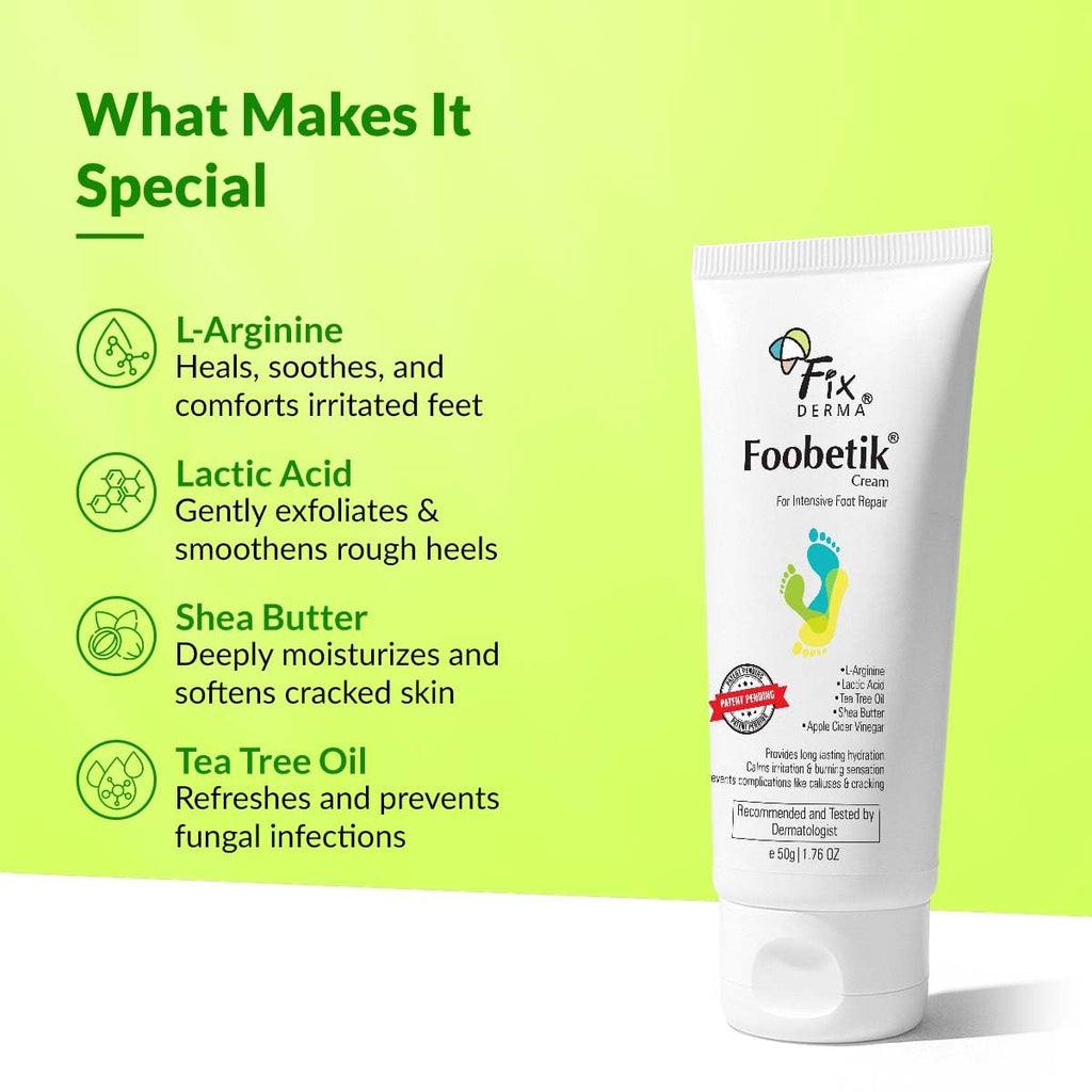 Fixderma Foobetik Cream, Foot cream, Foot Care For Diabetic 50g
