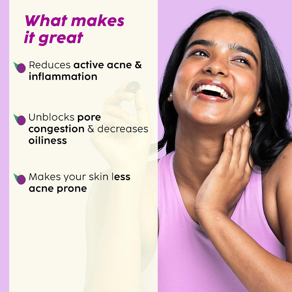 PLIX - THE PLANT FIX Jamun Active Acne Face Wash 100ml