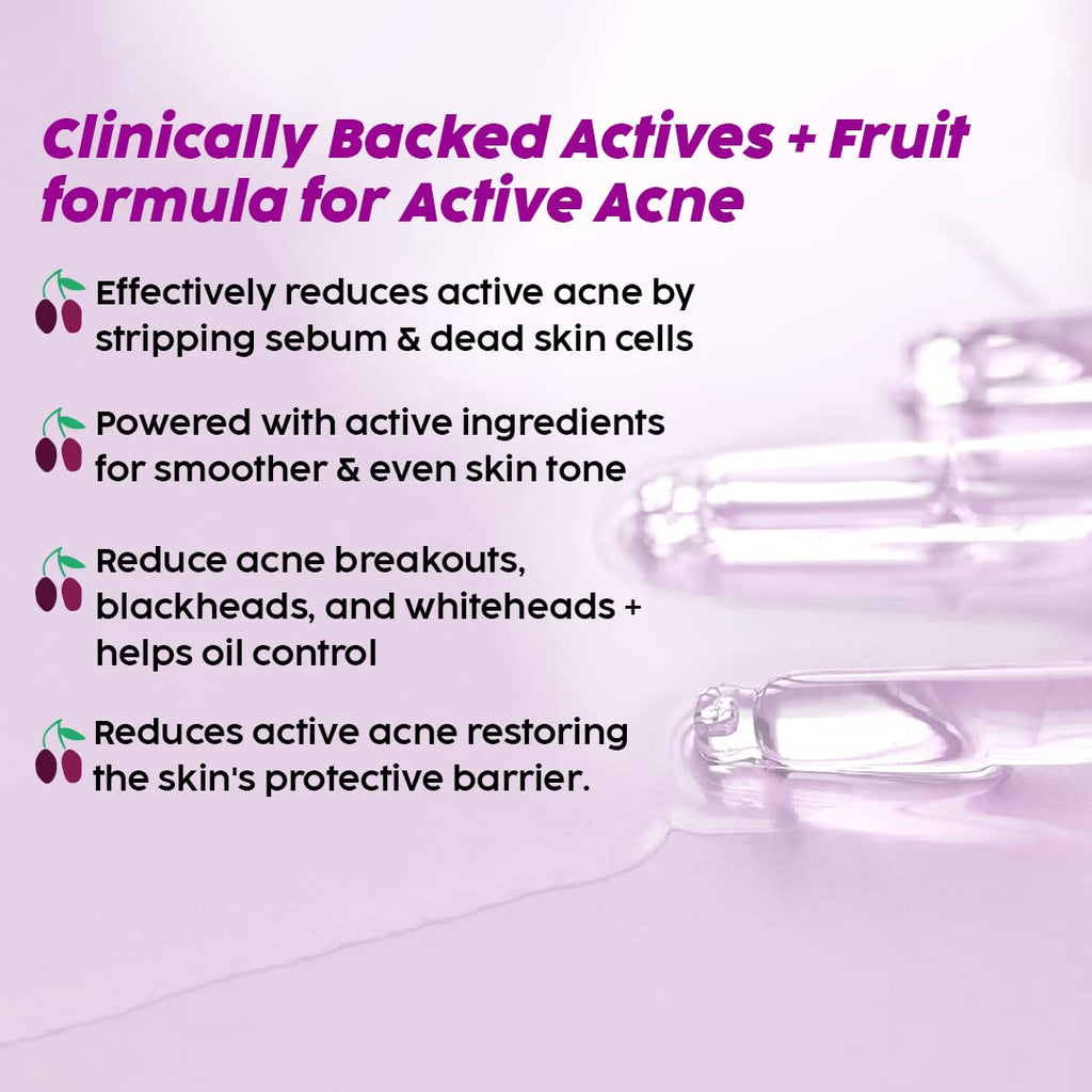 The Plant Fix Plix 2% Salicylic Acid Jamun Active Acne Serum 30ml