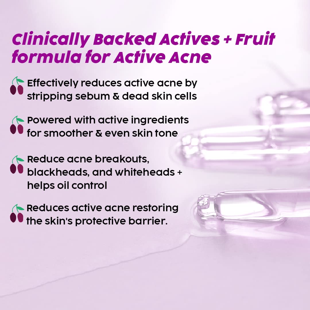 The Plant Fix Plix 2% Salicylic Acid Jamun Active Acne Serum 30ml