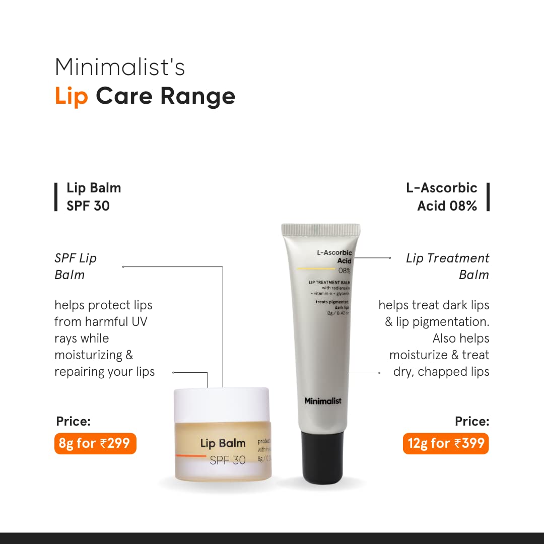 Minimalist Lip Treatment Balm for Pigmented & Dark Lips 12g